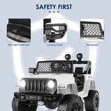Electric Kids Ride-On Car Truck SUV with 3-Speeds, MP3 Player, and Remote Control - 12V USA
