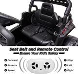 Electric Kids Ride-On Car Truck Toy with 3 Speeds, MP3 Player, LED Lights, and Remote Control - Perfect Xmas Gift!