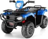 Electric ATV 4-Wheeler for Kids with LED Lights and Music - 12V Battery Powered