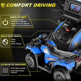 Electric Ride-On Vehicle with Dual Speed Options and LED Lights