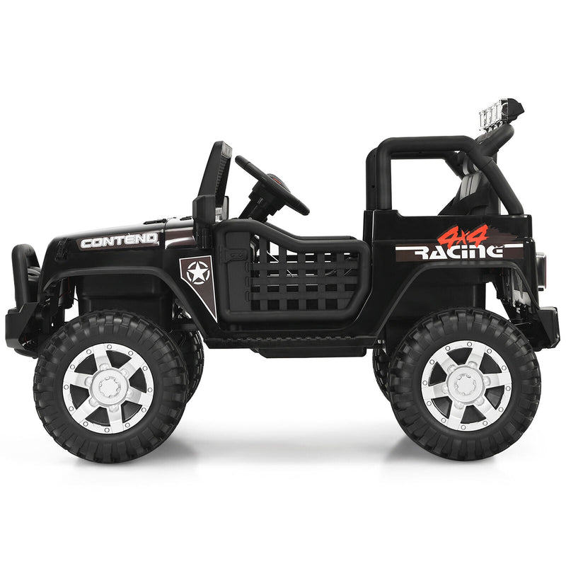 Electric Kids Ride On Car Truck with MP3 and Remote Control - Black