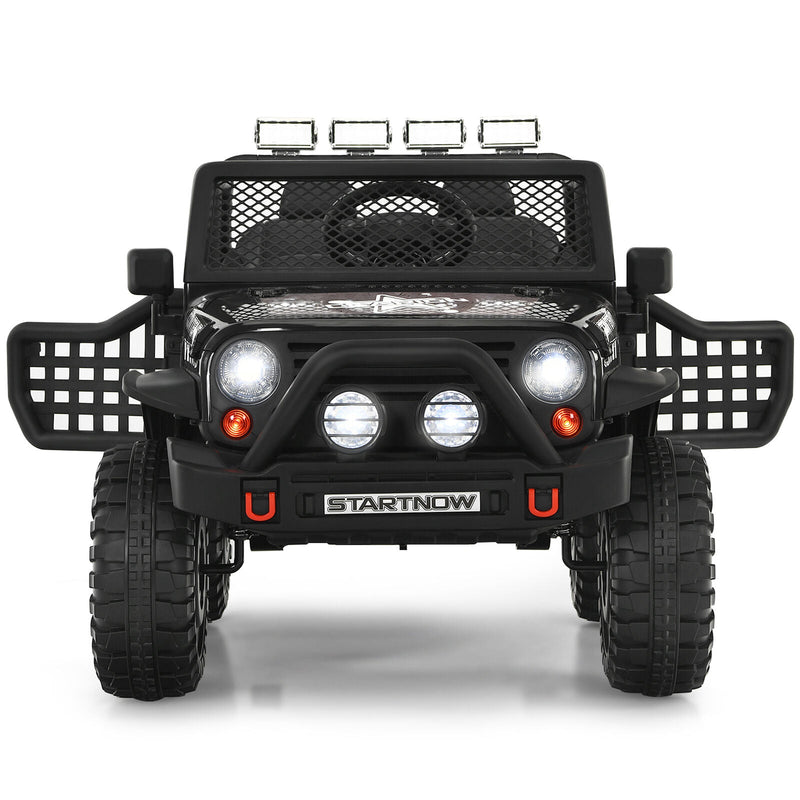 Electric Kids Ride On Car Truck with MP3 and Remote Control - Black