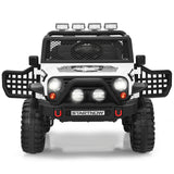 Electric Kids Ride On Car Truck with MP3 Player and Remote Control - White