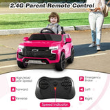 Electric Kids Ride-On Car with 3 Speeds, All-Terrain Wheels, and Remote Control - Pink
