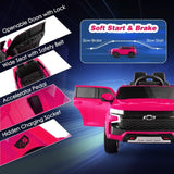 Electric Kids Ride-On Car with 3 Speeds, All-Terrain Wheels, and Remote Control - Pink
