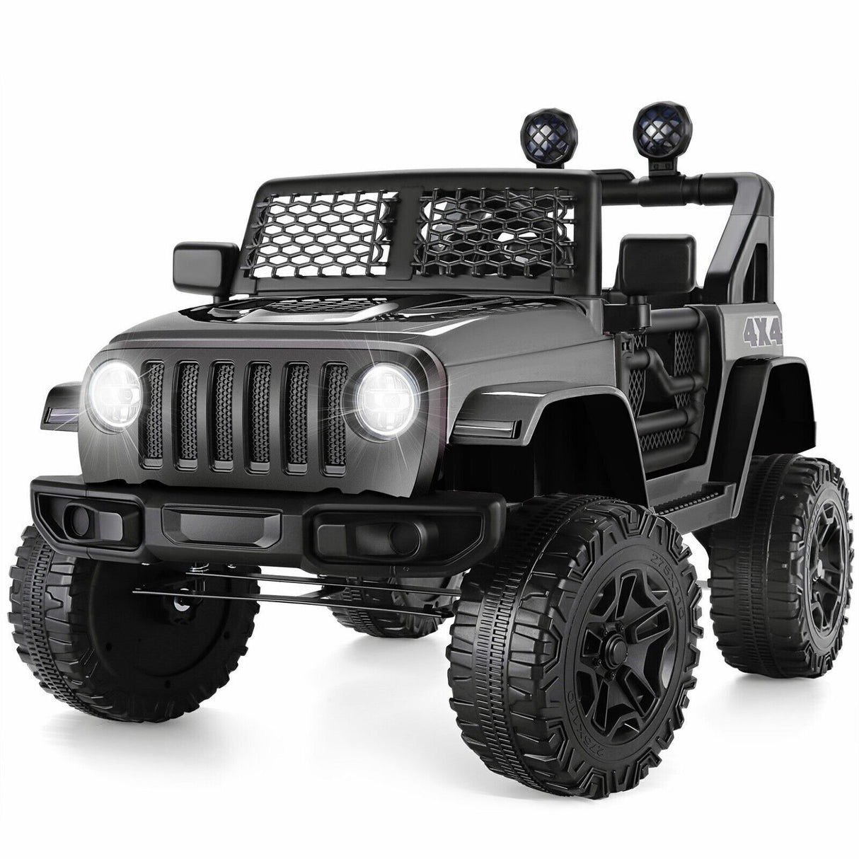 12V Jeep Music Fashion Electric Ride-On Car with Remote Control and 3-Speed Options