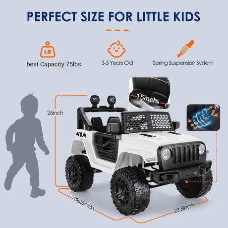 2-Seater 12V Electric Ride-On Car for Kids with MP3 Player - Perfect Gift for Hours of Fun!
