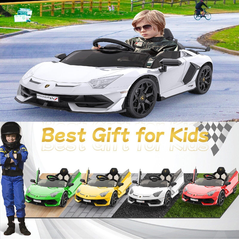 Electric Kids Ride On Car with Remote Control, 3 Speeds, Lights, and MP3 Player - Perfect Gift for Children