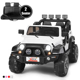 Electric Kids Ride On Car with Remote Control and Music - Storage Box Included