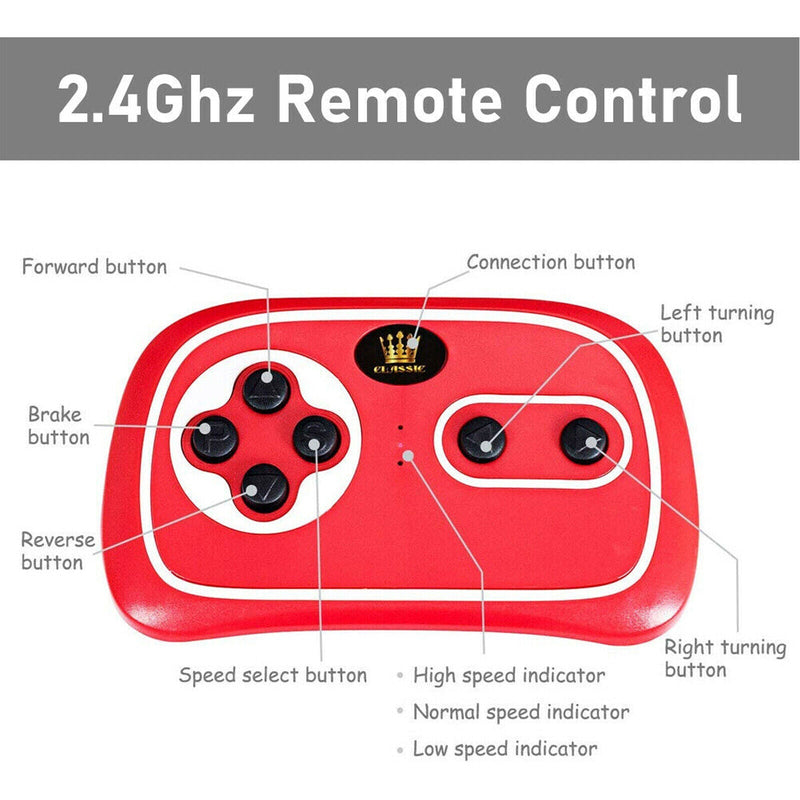 12V Kids Ride On Electric Car with Remote Control and MP3 Player - Perfect Gift for Children