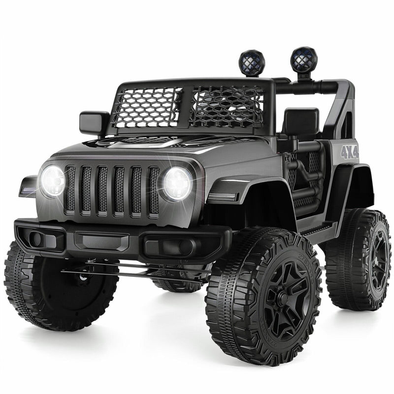 Electric Ride-On JEEP Toy Truck for Kids with Remote Control and 2 Seats - 12V, 4 Wheels