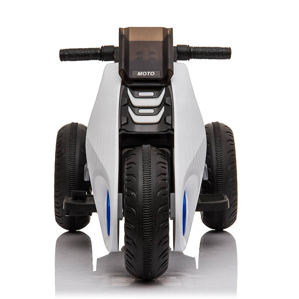 Electric Kids Ride On Motorbike with Training Wheels and MP3 Player - 12V Kids Electric Motorcycle