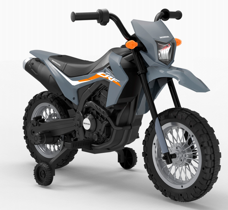 Electric Kids Ride-on Motorcycle with Training Wheel, Headlight, and Sound Effects