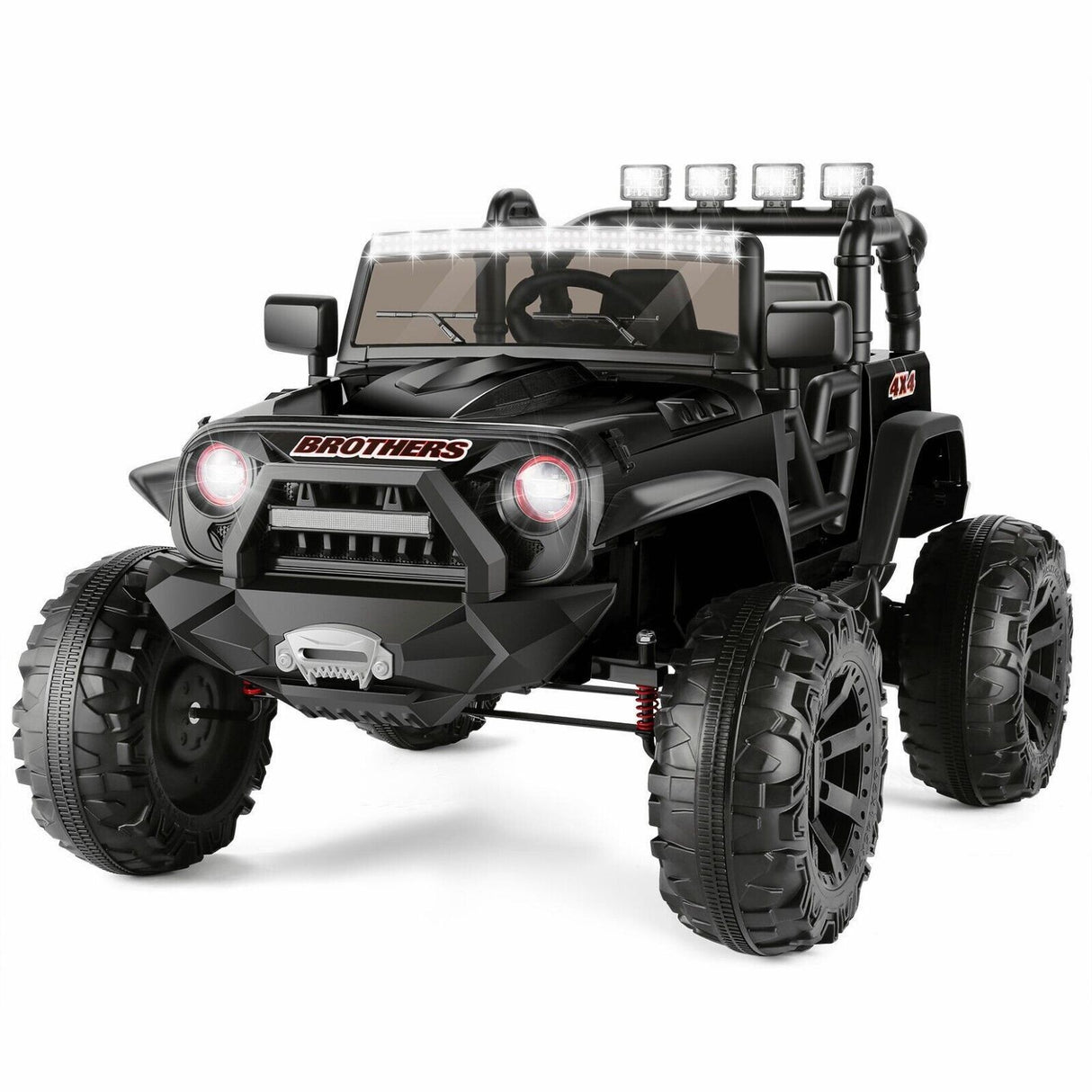 12V Electric Kids Ride On Car with Music and Fashionable Design - Powered by 7Ah Battery