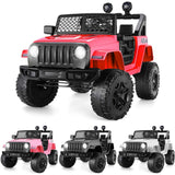 Electric Kids Ride On Truck with Remote Control and MP3 Player - 12V Battery Powered Toy Car
