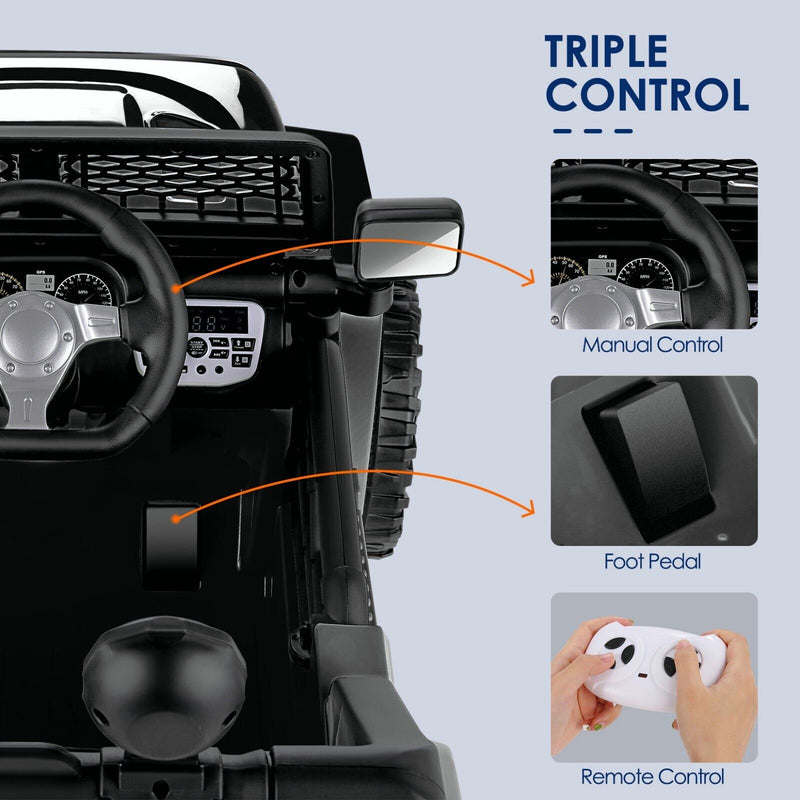 12V Battery Powered Electric Ride On Car for Kids with Remote Control & MP3 Player