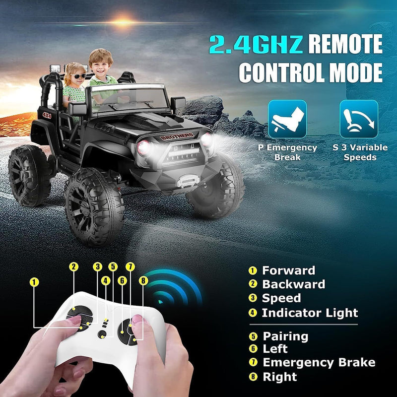 Electric Lamborghini Ride-On Car for Kids with Remote Control - 24/12V Truck Toy