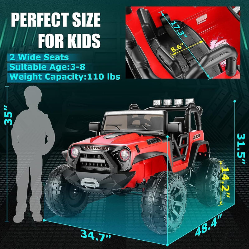 Electric Lamborghini Ride-On Car for Kids with Remote Control - 24/12V Truck Toy