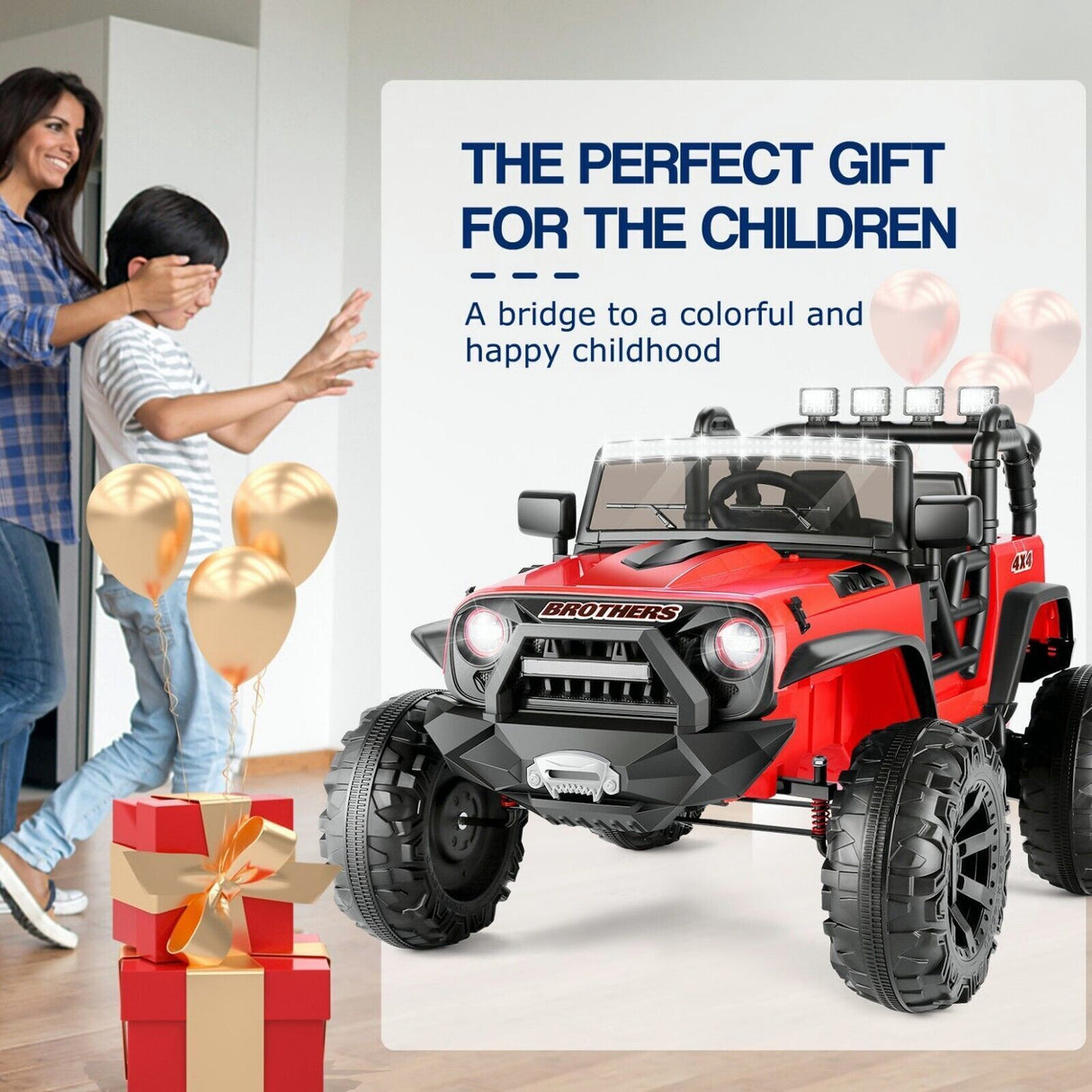 Electric Lamborghini Ride-On Car for Kids with Remote Control - 24/12V Truck Toy