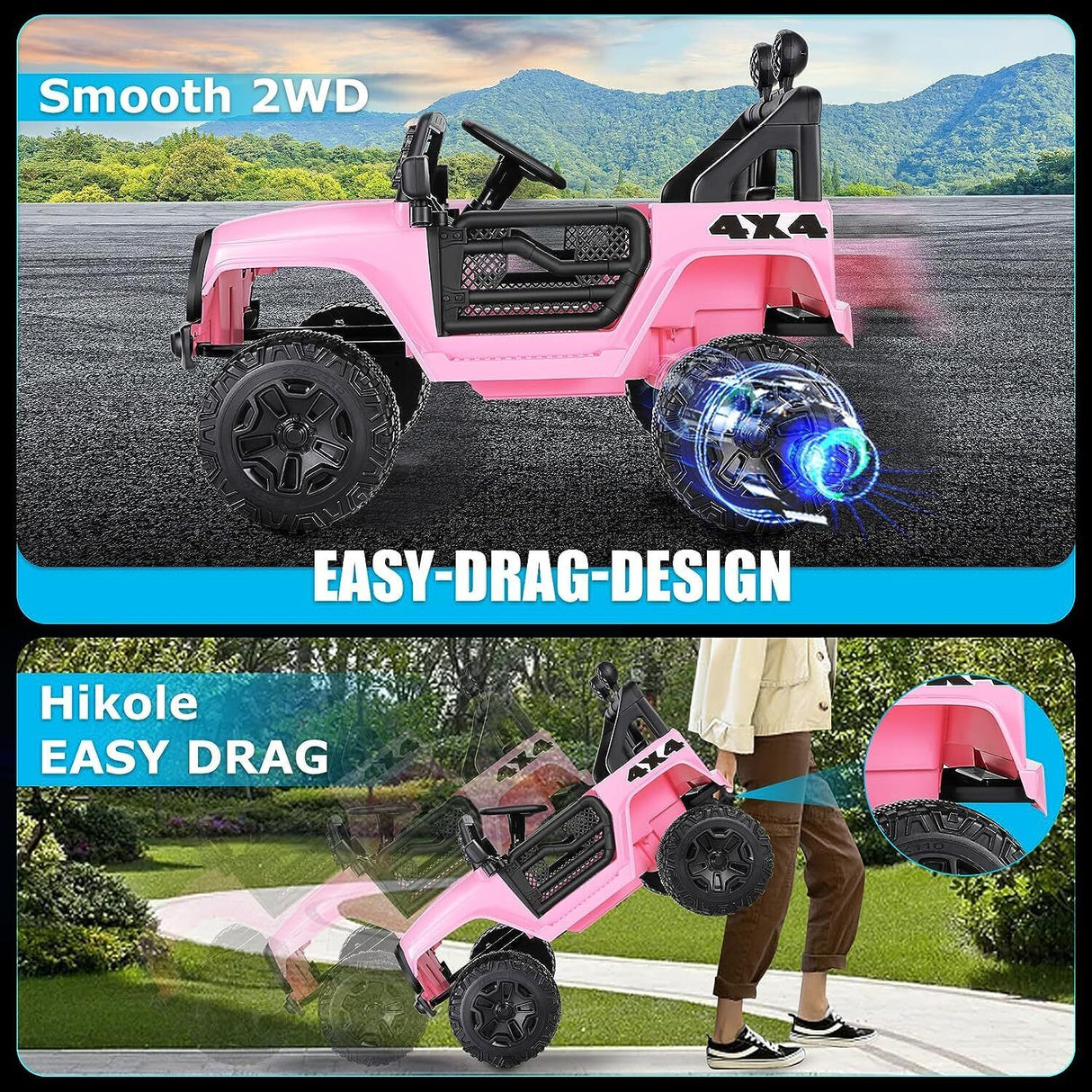 Remote Control Lamborghini Electric Car for Kids - 24/12V Ride-On Truck MagicCars