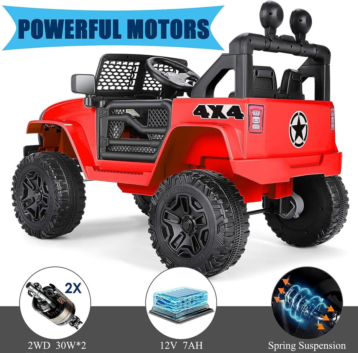 Remote Control Lamborghini Electric Car for Kids - 24/12V Ride-On Truck MagicCars
