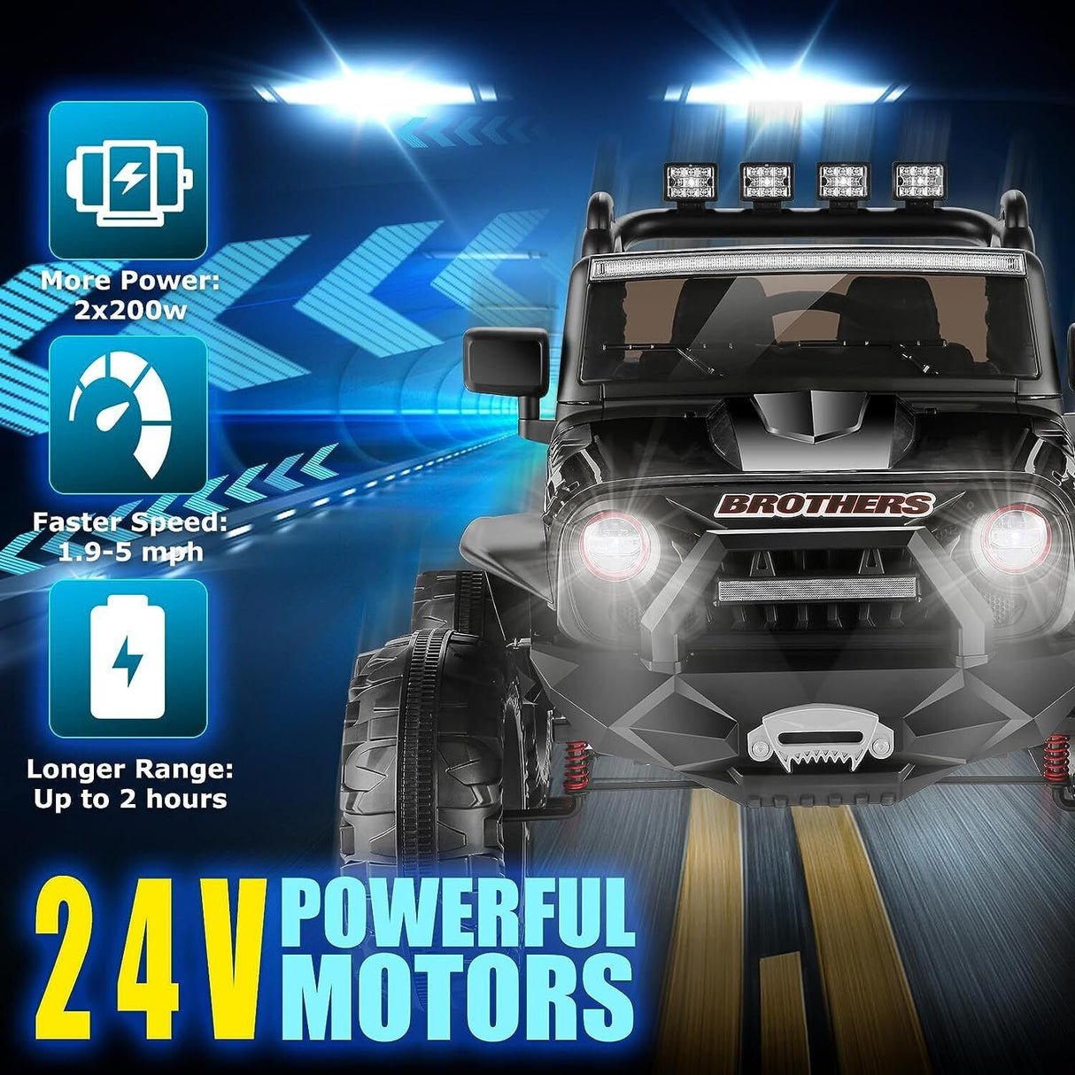 Remote Control Lamborghini Electric Car for Kids - 24/12V Ride-On Truck MagicCars