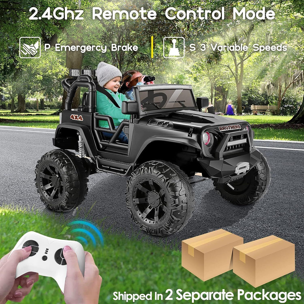 Remote Control Lamborghini Electric Car for Kids - 24/12V Ride-On Truck MagicCars