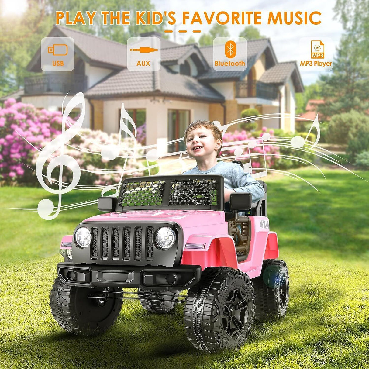 Kids Ride-On Lamborghini Electric Car with Remote Control - 24/12V