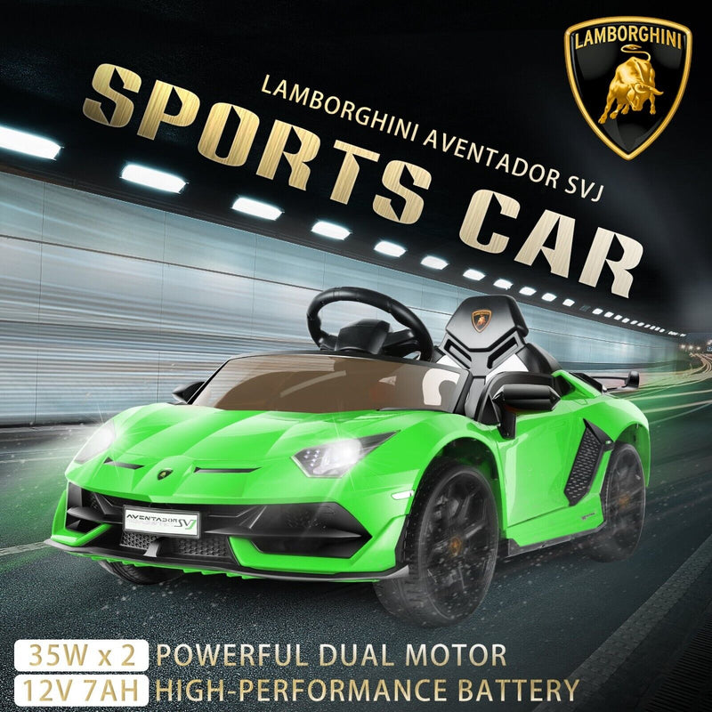 Electric Lamborghini Ride On Car for Kids with Remote Control and MP3 - Perfect Gift for Boys and Girls (12V)