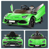 Electric Lamborghini Ride On Car for Kids with Remote Control and MP3 - Perfect Gift for Boys and Girls (12V)