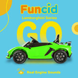 Electric Lamborghini Ride-On Car for Kids with Remote Control and MP3 Player - 12V Toy for Children