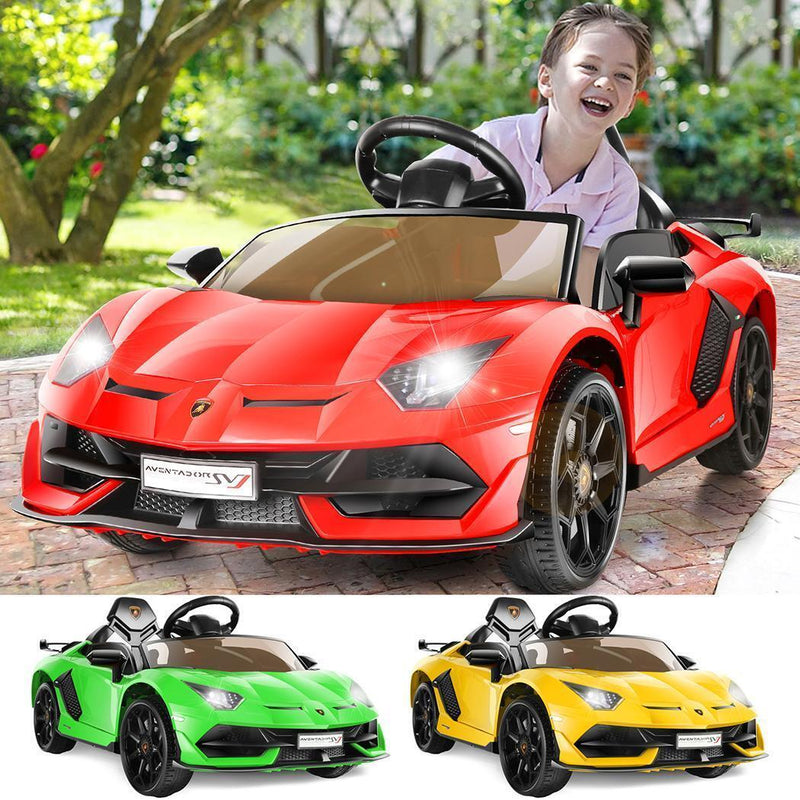 12V Licensed Lamborghini Electric Ride On Car for Kids with Remote Control and MP3 Player