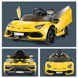 12V Licensed Lamborghini Electric Ride On Car for Kids with Remote Control and MP3 Player