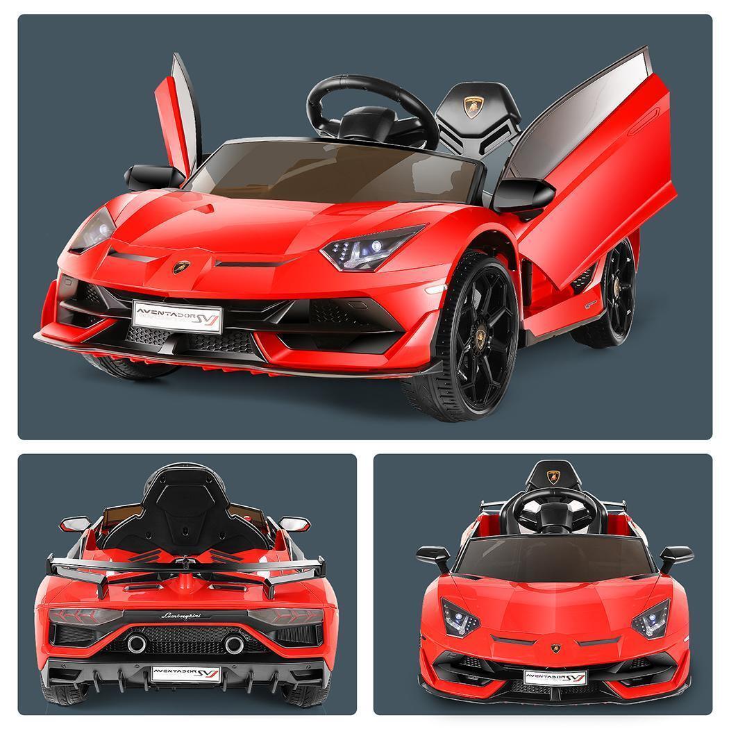 Licensed Lamborghini Aventador 12V Electric Ride-On Car with Remote Control for Kids - Perfect Gift!