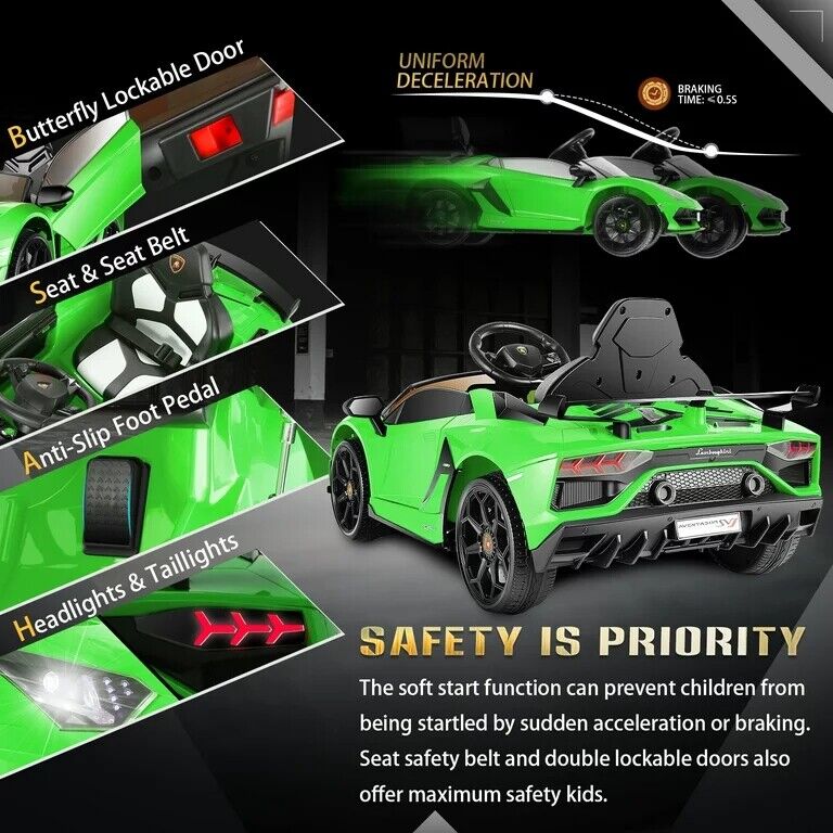 Electric Lamborghini Sian Ride On Car for Kids with Remote Control and MP3 Player - Perfect Gift for Kids!