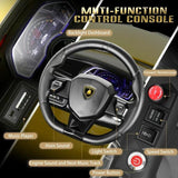 12V Lamborghini Kids Electric Ride On Car with Remote Control, MP3 Player & LED Lights