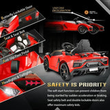 Licensed Lamborghini Electric Ride-On Car for Kids with Remote Control, MP3 and USB Connectivity