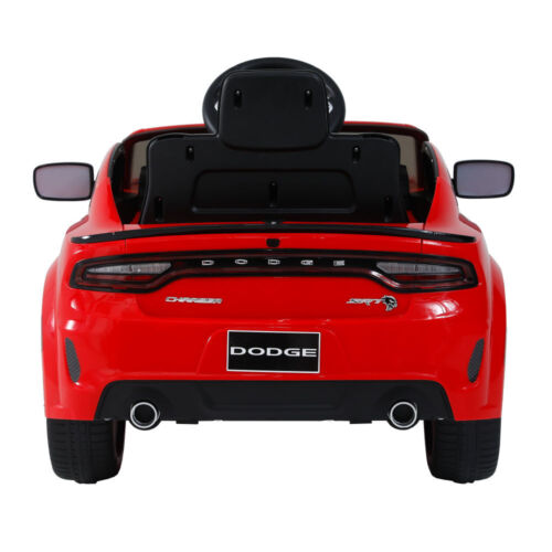 Electric Licensed Dodge Charger 12V Kids Ride-On Car with Parental Remote Control