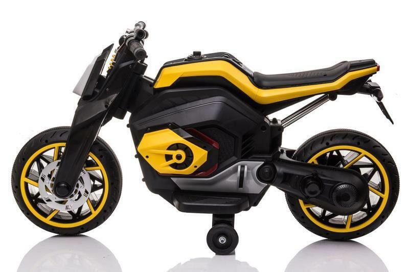 Electric Mini Dirt Bike for Kids with Bluetooth - 12V Ride On Motorcycle Toy