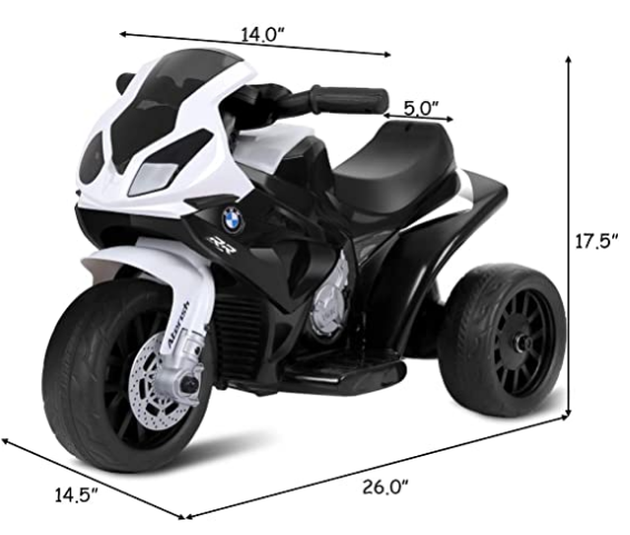 Electric Motorcycle Toy with Lights and Sounds for Kids Ages 3-7 to Play with