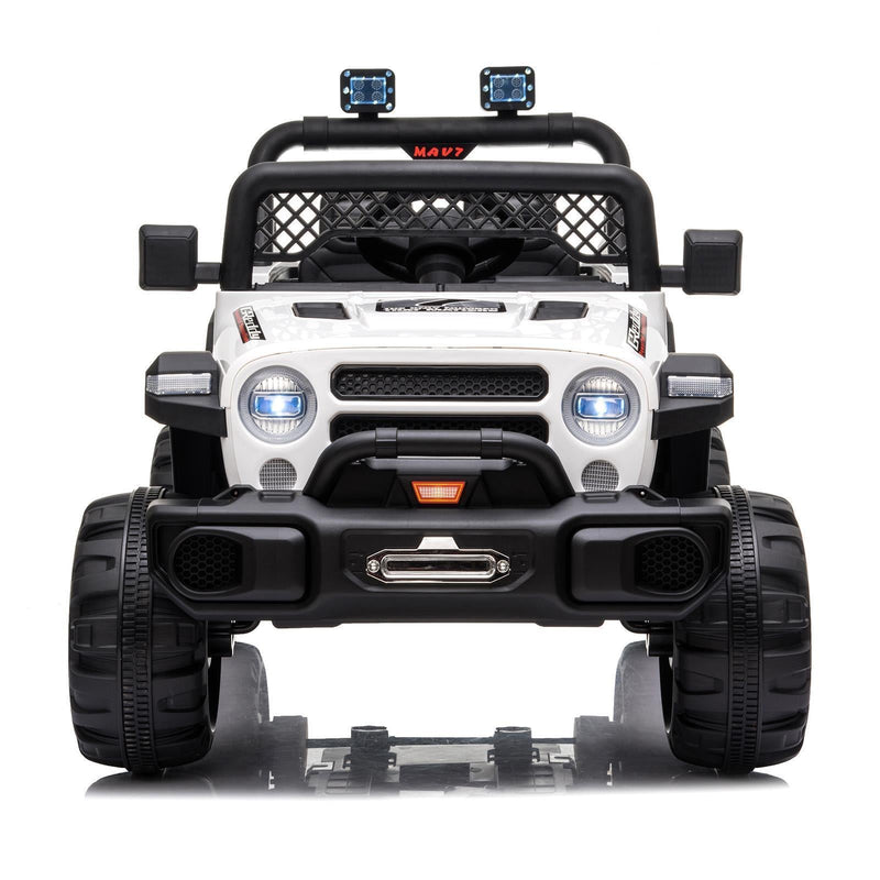 Electric Off-Road Truck for Kids with LED Lights - 12V 4.5AH Battery Powered Ride On Toy
