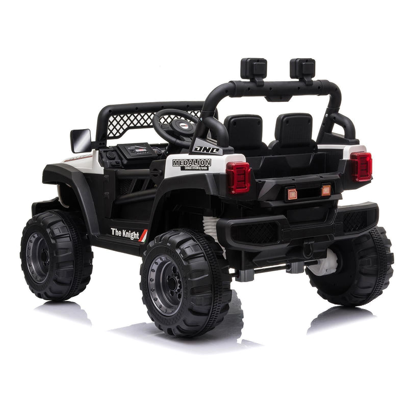 Electric Off-Road Truck for Kids with LED Lights - 12V 4.5AH Battery Powered Ride On Toy