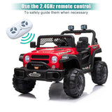 Electric Off-Road Truck for Kids with LED Lights - 12V 4.5AH Battery Powered Ride On Toy