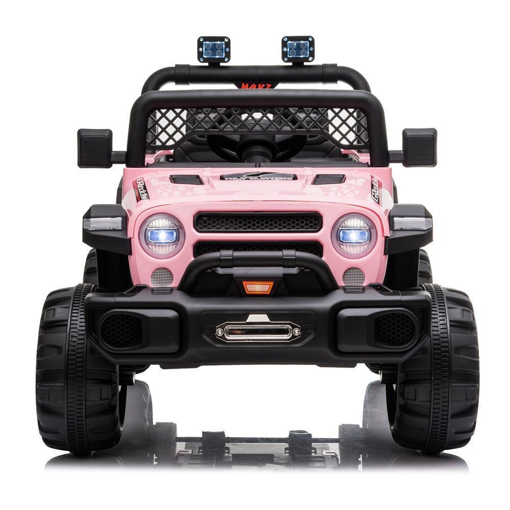 Electric Off-Road Truck for Kids with LED Lights - 12V 4.5AH Battery Powered Ride On Toy