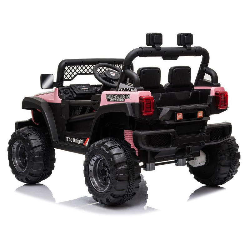 Electric Off-Road Truck for Kids with LED Lights - 12V 4.5AH Battery Powered Ride On Toy