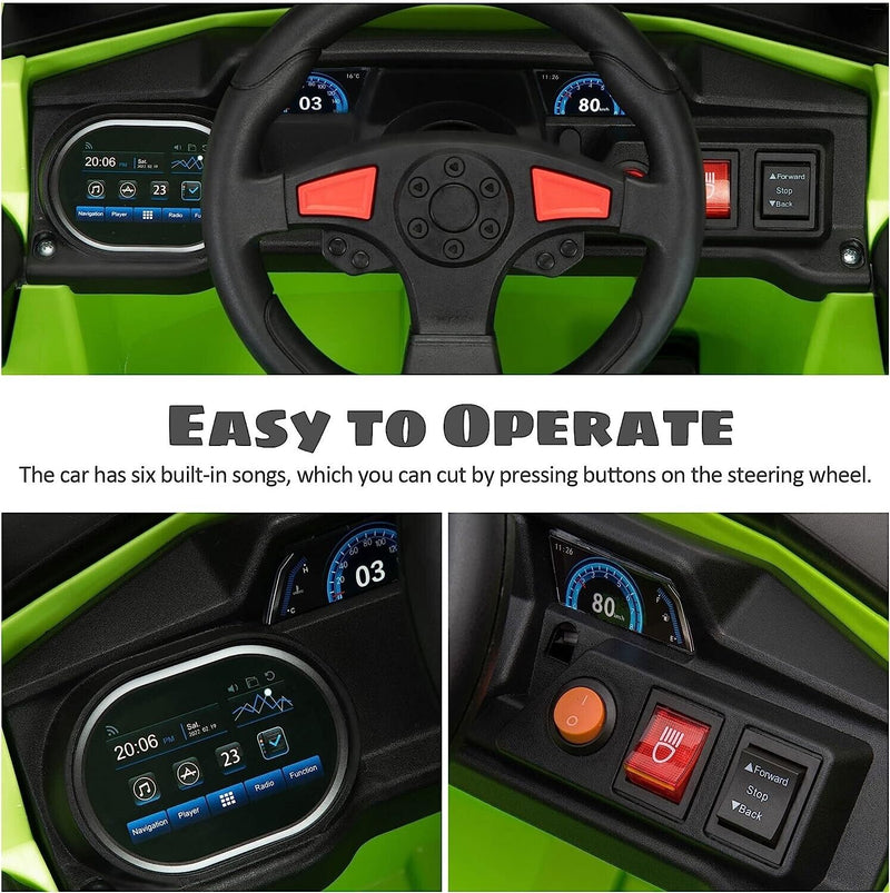 Electric Off-Road UTV Truck for Kids: 12V Ride-On with Forward and Reverse Function