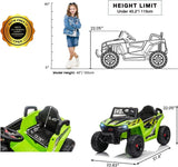 Electric Off-Road UTV Truck for Kids: 12V Ride-On with Forward and Reverse Function