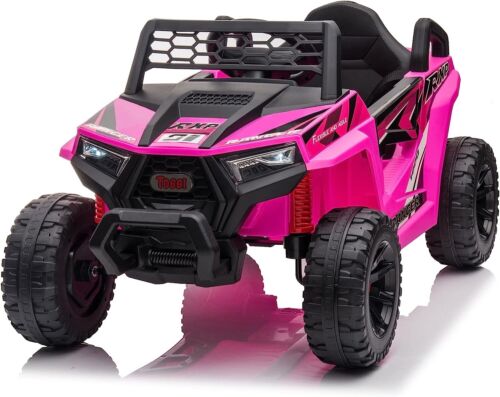 Electric Off-Road UTV Truck for Kids with Safety Belt and Light - 12V Ride-On Car