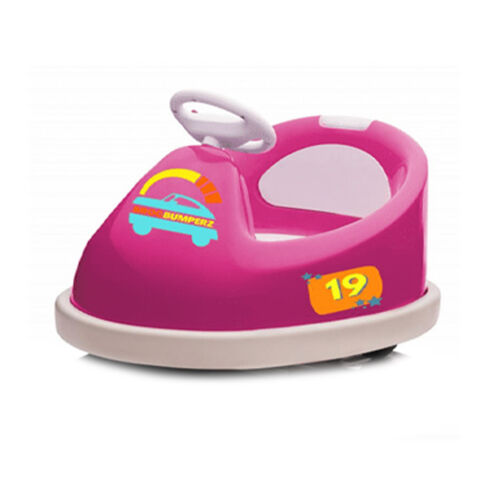 Electric Pink Bumper Car for Kids - 6 Volt Battery Powered Ride On
