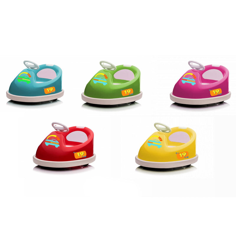 Electric Pink Bumper Car for Kids - 6 Volt Battery Powered Ride On